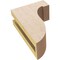 Ekena Millwork 3"W x 6"D x 9"H Classic Del Monte Rough Cedar Woodgrain TimberThane Corbel, Primed Tan CORUR03X06X09DELRCPR - alternate 2